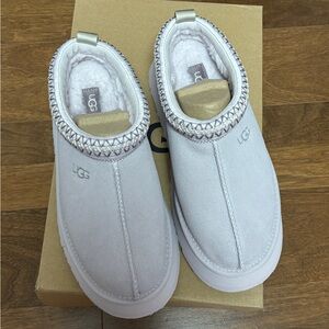 UGG Women's TAZZ Platform Slippers in Bay Fog